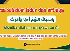 Doa Tidur Islam